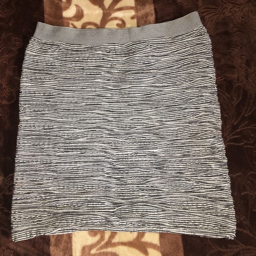 Black and white skirt